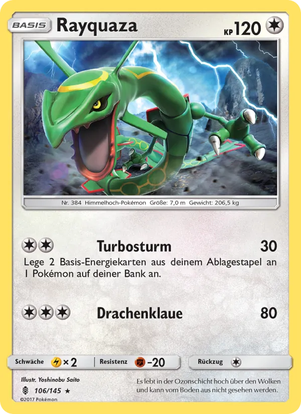 Rayquaza, Stunde der Wächter Nº 106