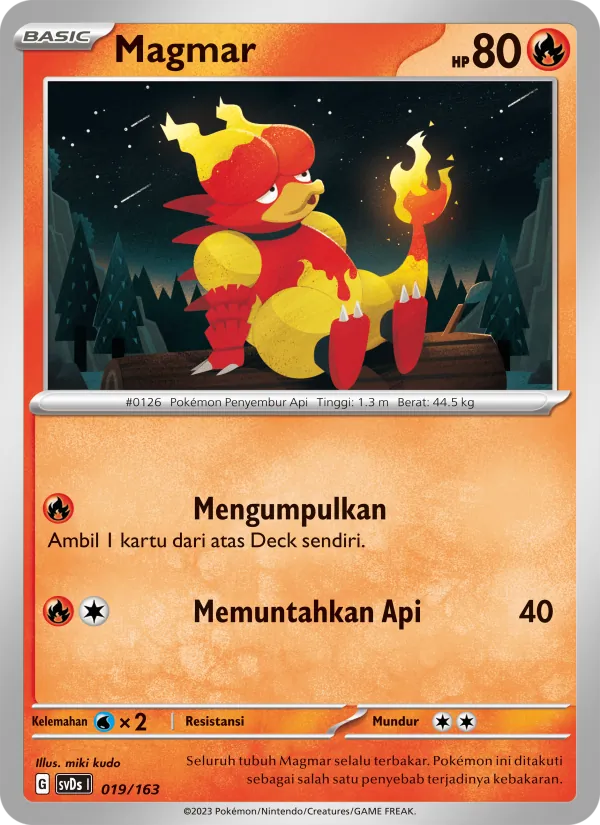 Magmar, Deck Ringkas ex No. 019