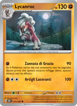 Lycanroc, Ossidiana Infuocata No. 117 Normal