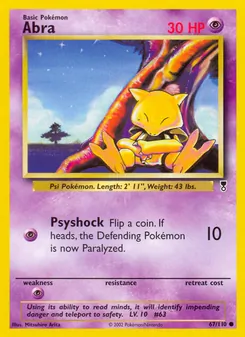 Abra, Legendary Collection No. 67 Normal