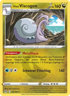 Hisui Viscogon, Verlorener Ursprung No. 134 Holo