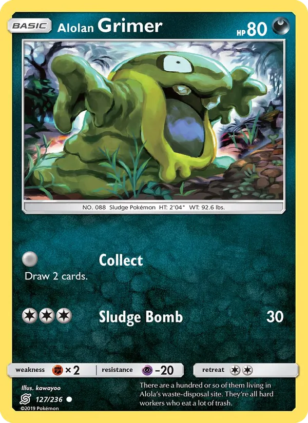 Alolan Grimer, Unified Minds No. 127