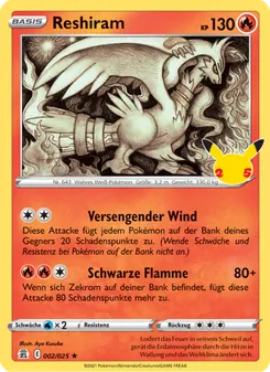 Reshiram, Celebrations No. 2