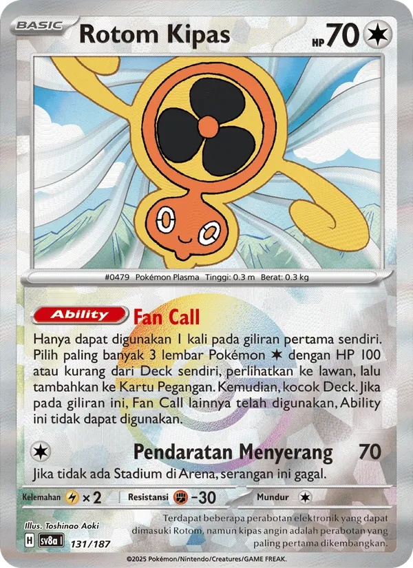 Rotom Kipas, Festival Terastal ex No. 131