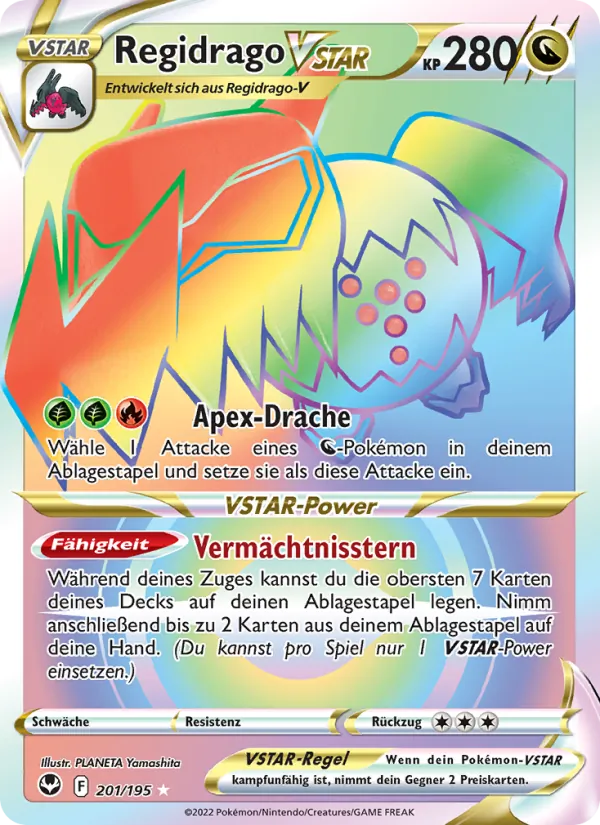Regidrago VSTAR, Silberne Sturmwinde Nº 201