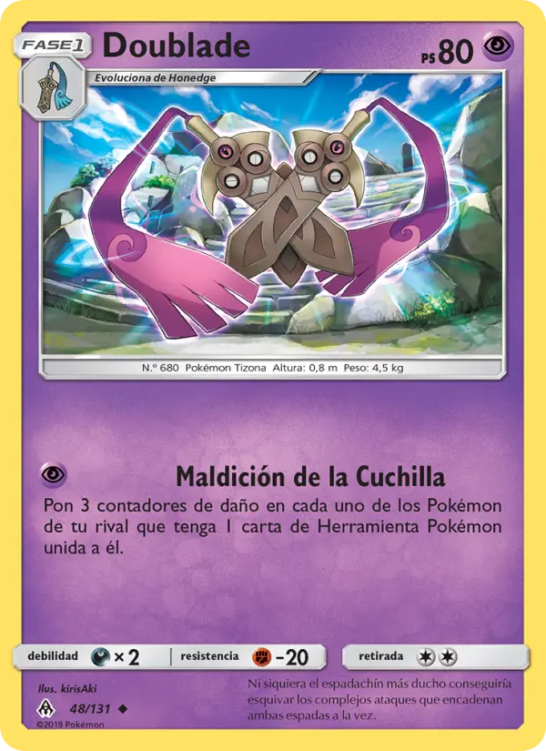 Doublade, Luz Prohibida Nº 48