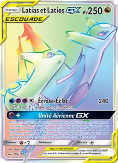 Latias et Latios GX, Duo de Choc Nº 190 Normal
