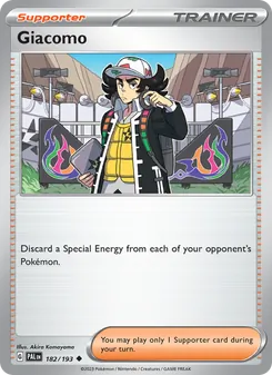 Giacomo, Paldea Evolved No. 182 Normal