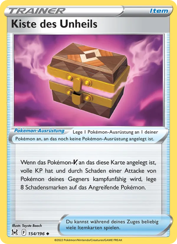 Kiste des Unheils, Verlorener Ursprung Nº 154