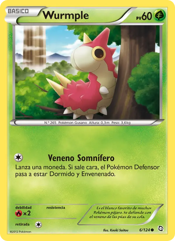 Wurmple, Dragones Majestuosos Nº 6