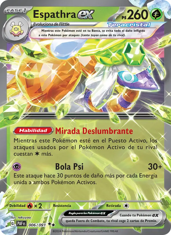 Espathra ex, Destinos de Paldea No. 006