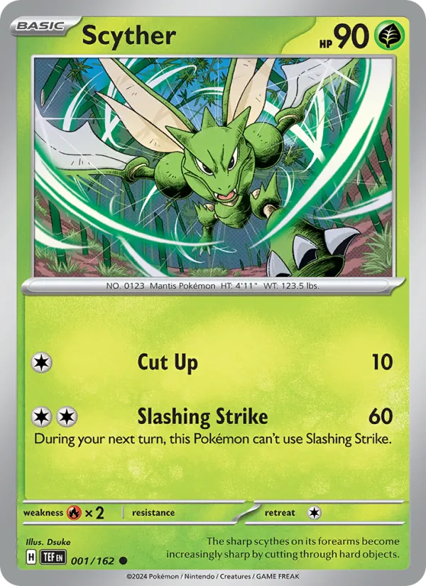 Scyther, Temporal Forces Nº 001