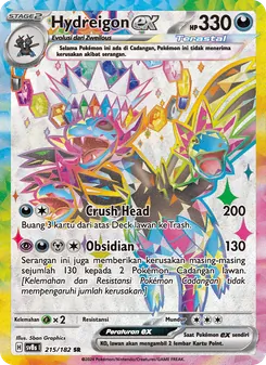 Hydreigon ex, Kilat Rasi No. 215 Normal