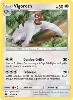 Vigoroth, Tempête Céleste No. 114 Normal