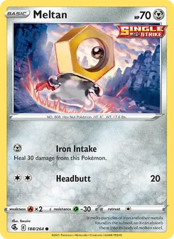 Meltan, Fusion Strike Nº 188 Normal