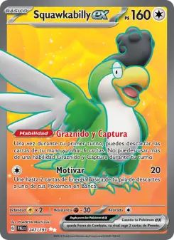 Squawkabilly ex, Evoluciones en Paldea No. 247 Holo