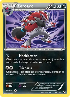 Zoroark, Noir & Blanc Nº 71 Normal