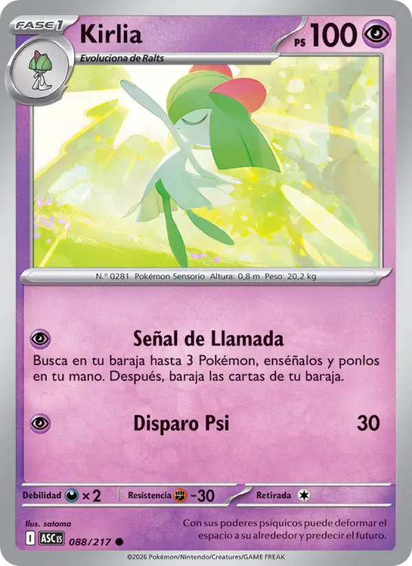 Kirlia, Héroes Ascendentes Nº 088