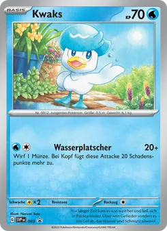Kwaks, SVP Black Star Promos No. 003 Holo