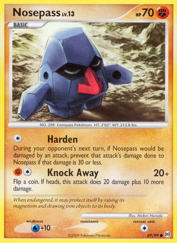 Nosepass, Arceus No. 69