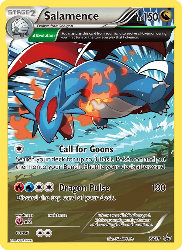 Salamence, XY Black Star Promos No. XY59
