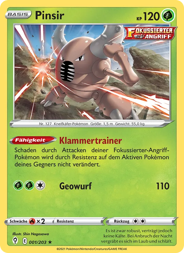 Pinsir, Drachenwandel No. 1