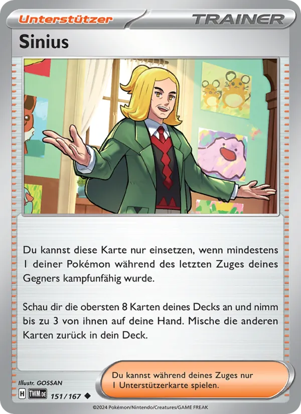 Sinius, Maskerade im Zwielicht Nº 151