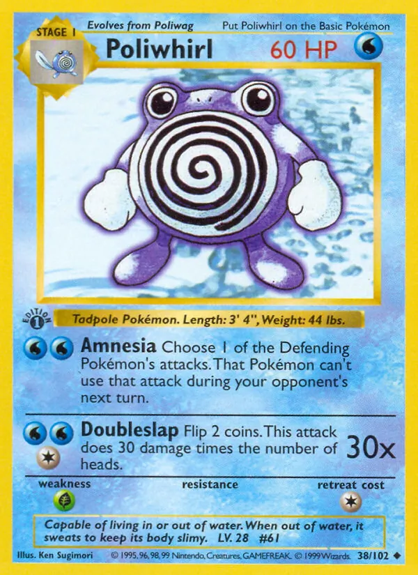 Poliwhirl, Base Set No. 38