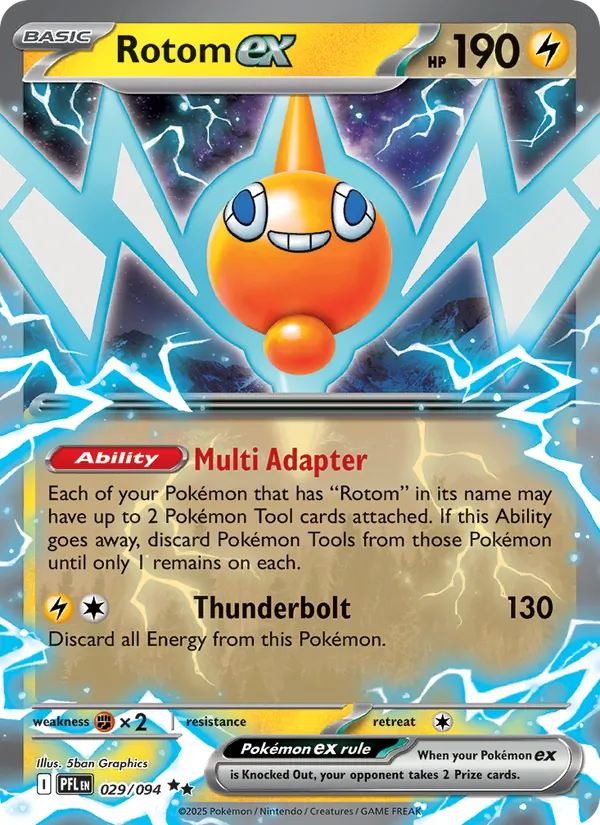 Rotom ex, Phantasmal Flames No. 029