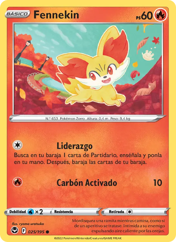 Fennekin, Tempestad Plateada No. 025