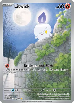 Litwick, White Flare No. 101 Holo