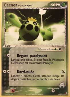 Cacnea de Team Aqua, EX Team Magma vs Team Aqua No. 24 Normal