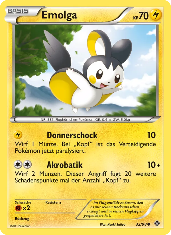Emolga, Aufstreben der Mächtigen No. 32