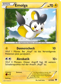 Emolga, Aufstreben der Mächtigen Nº 32
