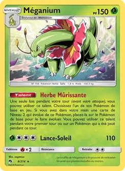 Méganium, Tonnerre Perdu No. 8 Normal
