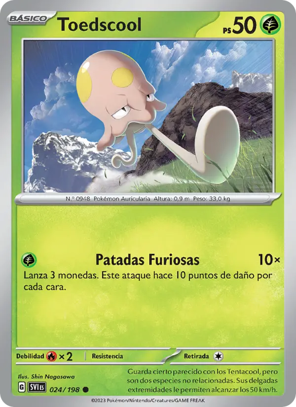 Toedscool, Escarlata y Púrpura Nº 024