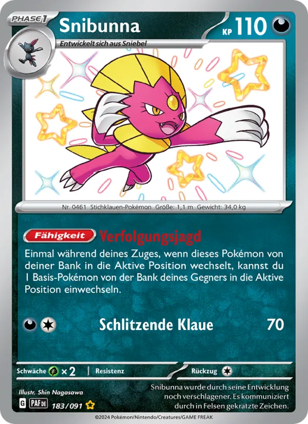 Snibunna, Paldeas Schicksale No. 183