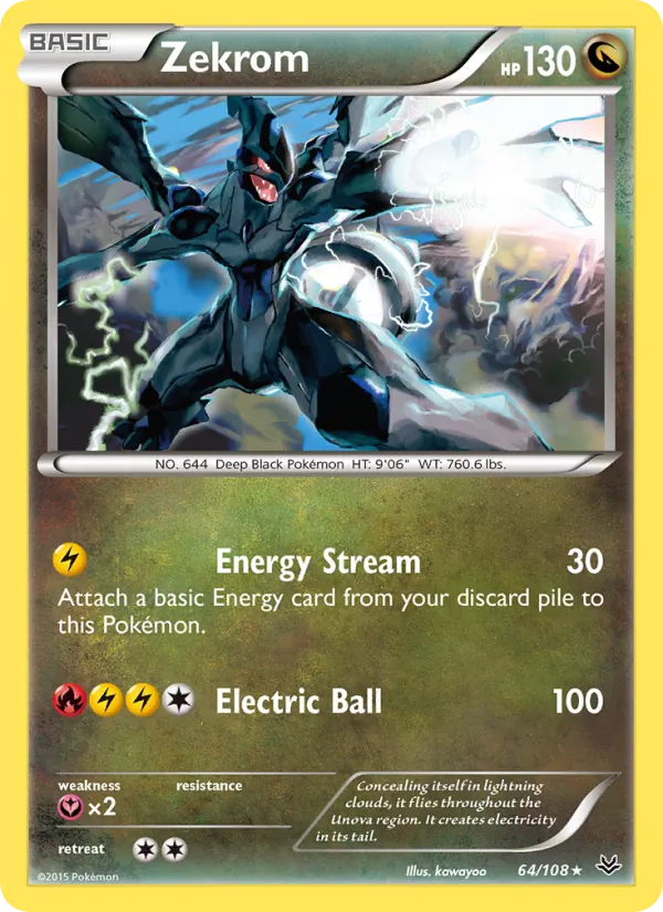 Zekrom, Roaring Skies No. 64