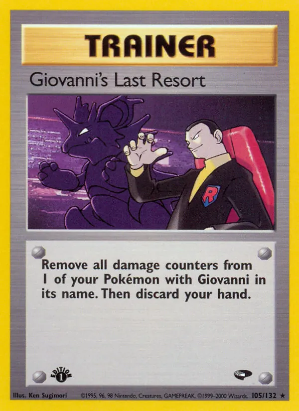 Giovanni's Last Resort, Gym Challenge Nº 105