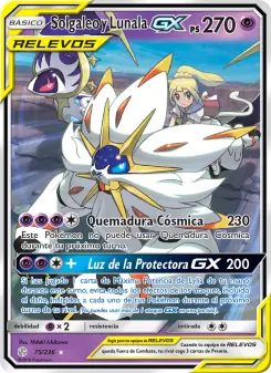 Solgaleo y Lunala GX, Eclipse Cósmico Nº 75 Normal