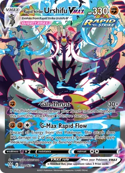 Rapid Strike Urshifu VMAX, Battle Styles No. 170 Holo