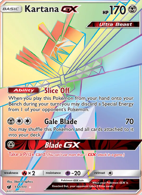 Kartana GX, Crimson Invasion Nº 117