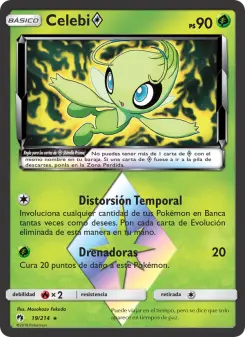 Celebi ◇, Truenos Perdidos Nº 19 Normal