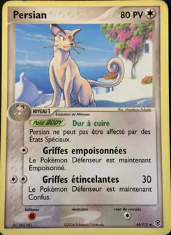 Persian, EX Rouge Feu & Vert Feuille Nº 44 Normal