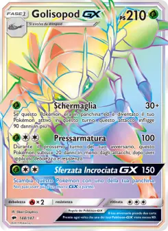 Golisopod GX, Ombre Infuocate Nº 148 Holo