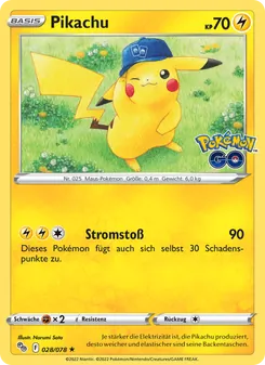 Pikachu, Pokémon GO No. 028 Holo