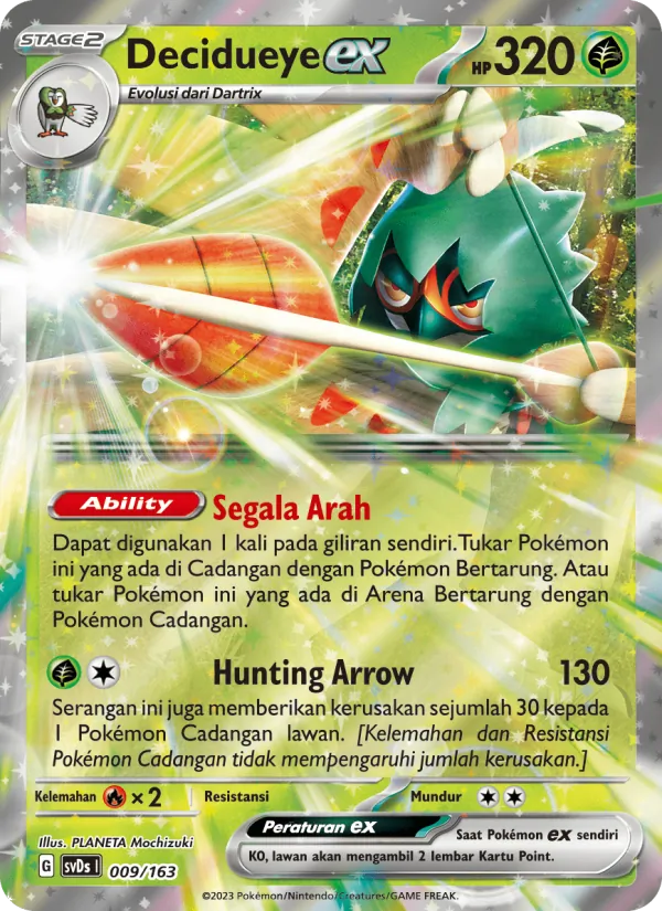 Decidueye ex, Deck Ringkas ex Nº 009