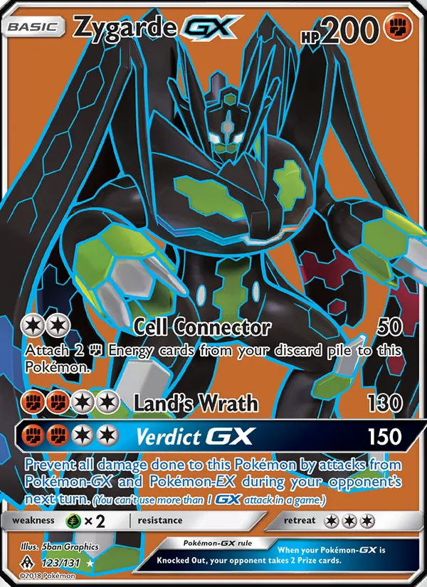 Zygarde GX, Forbidden Light No. 123