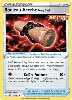 Rouleau Acerbe Poing Final, Styles de combat No. 133 Normal