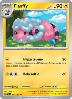 Flaaffy, Escarlata y Púrpura Nº 067 Normal